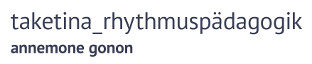 logo taketina _ rhythmuspädagogik